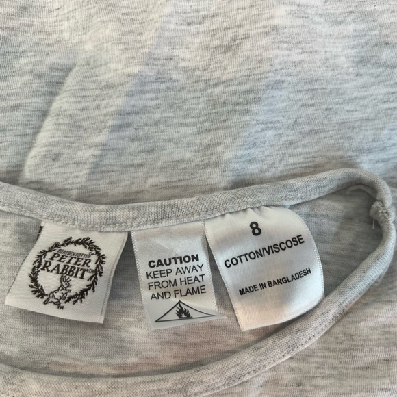 Peter Rabbit Long Sleeve T-Shirt Grey - Picture 4 of 4